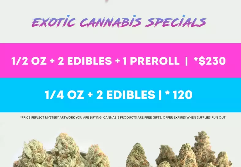 Exotic Cannabis Specials from Puff Kings!